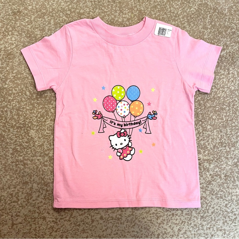 NEW Pink Hello Kitty Birthday T-shirt - 2T